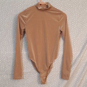 Velvet Ribbed Bodysuit